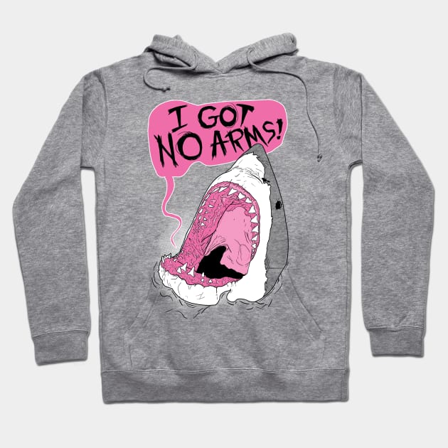 I Got No Arms Hoodie by postlopez